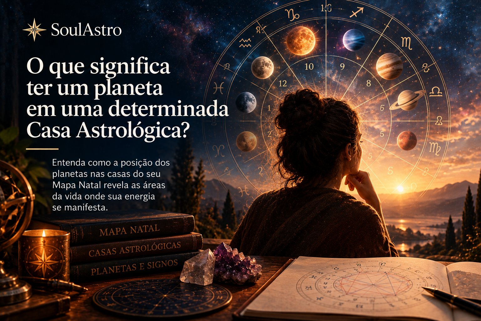 O que significa ter um planeta em uma determinada Casa Astrológica?